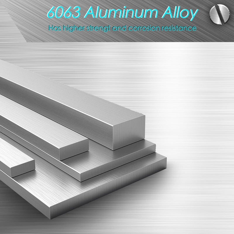 Tenee 10PCS 48inch T Slot 2020 Aluminum Extrusion Profile (1220mm), European Standard Aluminum Linear Rail–Easy to Use for 3D Printer, CNC DIY, Workbenches, Brackets, Furniture and More - Image 3